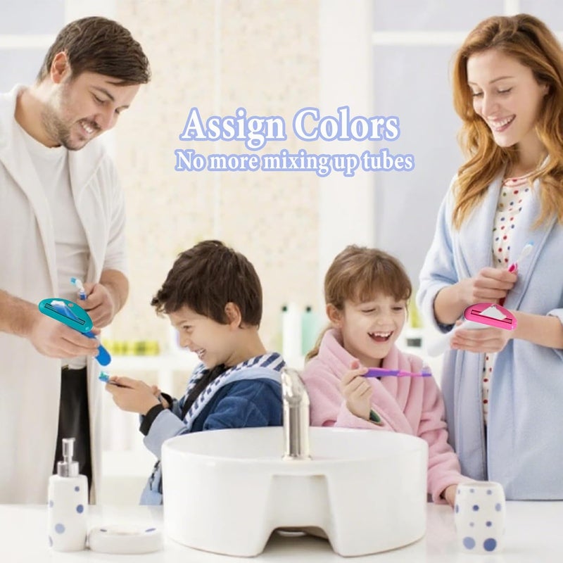 MERAO Toothpaste Squeezer,6Pcs Toothpaste Tube Squeezer Toothpaste Dispenser for Bathroom - Image 3